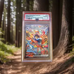 Pokemon Greninja ex 214/167 Sv06: Twilight Masquerade Holo PSA 10 - Image 1