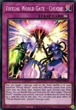 Virtual World Gate - Chuche - PHRA-EN072 - Super Rare - 1st Edition - Yugioh - Image 1