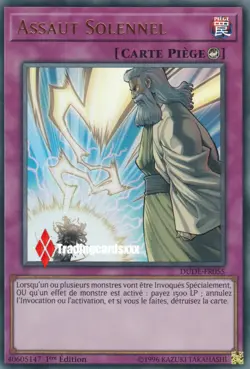 ♦Yu-Gi-Oh!♦ Assaut Solennel (Solemn Strike) : DUDE-FR055 -VF/Ultra Rare- - Image 1