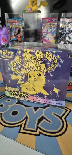SEALED Surging Sparks Pokemon Center (PC) ETB Elite Trainer Box - Pokemon TCG - Image 1
