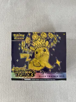 SEALED Surging Sparks Pokemon Center (PC) ETB Elite Trainer Box - Pokemon TCG - Image 1