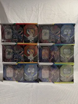 Pokemon TCG - Legends of Galar Zamazenta V, Zacian V , Set of 6 (12 tins total) 820650100536 - Image 1