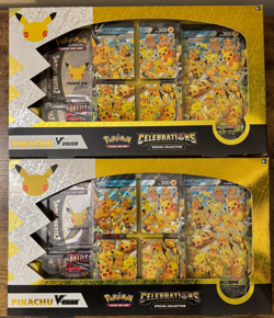 Set Of 2 Pokemon TCG Celebrations Pikachu V-Union Box TCG Cards New Sealed - Image 1