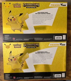 Set Of 2 Pokemon TCG Celebrations Pikachu V-Union Box TCG Cards New Sealed - Image 2