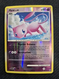 Pokemon TCG Mew 15/132 Reverse Holo Secret Wonders NM - Image 1