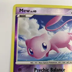 2007 Pokemon Diamond & Pearl Secret Wonders Mew Reverse Holo #15/132 T4414 - Image 2