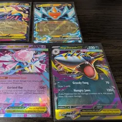 Pokemon TCG 7 Card EX Rare Art Holo Lot, multiple sets, sleeved after opening - Image 4