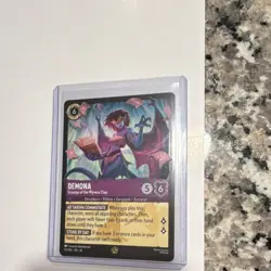 Disney Lorcana Demona Scourge of the Wyvern Clan Cold Foil Legendary Card 55/204 - Image 1