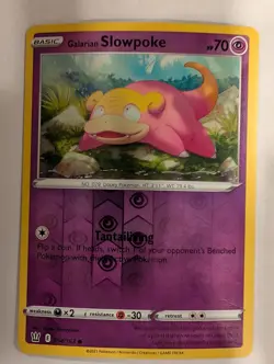 Galarian Slowpoke 054/163 - Battle Styles Reverse Pokemon Holo Foil Nice! - Image 1