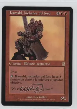 Kamahl Pit Fighter Spanish Magic: Odyssey #198 2001 - Image 1