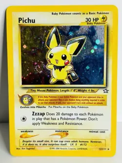 Pichu Neo Genesis #012 (2000) Holo LP Pokemon - Image 1