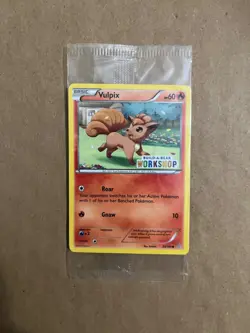 Pokemon TCG Vulpix Build-A-Bear Workshop Promo 20/160 SEALED - Image 1