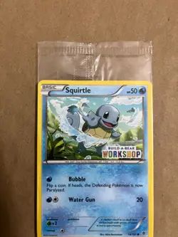 Pokemon TCG Squirtle Build-A-Bear Workshop Promo 14/101 SEALED - Image 3
