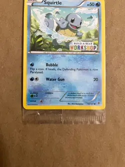 Pokemon TCG Squirtle Build-A-Bear Workshop Promo 14/101 SEALED - Image 4