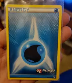 Pokemon Water Energy 107/114 Play! Pokemon Stamped Promo Holo NM - Image 2