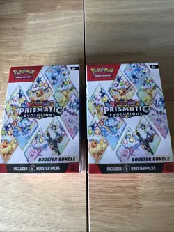 Pokemon TCG Scarlet and Violet Prismatic Evolutions Booster Bundle Lot Of 2 - Image 1