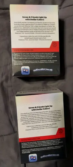 Pokemon TCG Lot Of (2) Scarlet And Violet Prismatic Evolutions Booster Bundle - Image 2