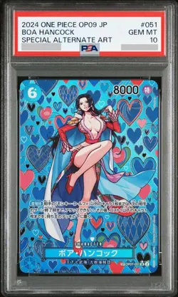 PSA 10 Boa Hancock OP07-051 SR SP Emperors New World One Piece 2024 Japanese - Image 1