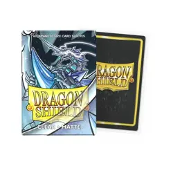 Dragon Shield 60CT Japanese Matte Sleeves - Clear - YuGiOh TCG - Image 1