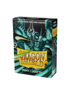 (60-Pack) Dragon Shield Card Sleeves MINT MATTE Small/Mini Size Japanese/Yugioh - Image 3