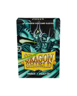 (60-Pack) Dragon Shield Card Sleeves MINT MATTE Small/Mini Size Japanese/Yugioh - Image 4