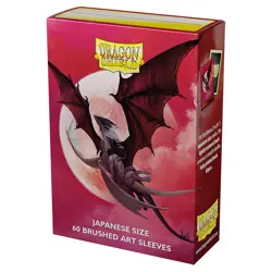 Dragon Shields Valentines Dragon 2024 Brushed Art Yu-Gi-Oh! Card Sleeves 60pcs - Image 1