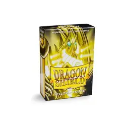 Dragon Shield Sleeves Japanese (Yu-Gi-Oh) - Yellow Matte - NEW - Image 1