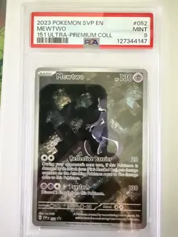 2023 Pokemon TCG SVP EN-SV PROMO 151 ULTRA-PREMIUM COLLECTION #052 MEWTWO PSA 🔥 - Image 1