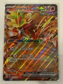 Gouging Fire ex 038/162 Double Rare Temporal Forces Pokemon NM - Image 1