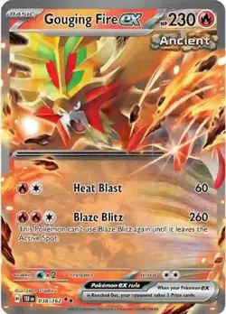 Gouging Fire ex - 038/162 - Double Rare - Temporal Forces - Pokemon - NM/M - Image 1