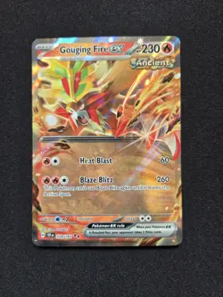 Gouging Fire Ex 038/162 - Temporal Forces - Pokemon Card NM - Image 1