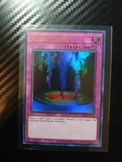 Yugioh Magic Jammer Ultra Rare MRD-EN128 Metal Raiders 25th Edition NM - Image 1