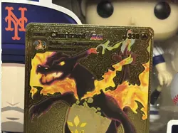 Pokemon TCG Gold Foil Fan Art - Charizard Vmax #43 - Gold Card - Image 2