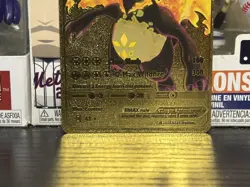 Pokemon TCG Gold Foil Fan Art - Charizard Vmax #43 - Gold Card - Image 3