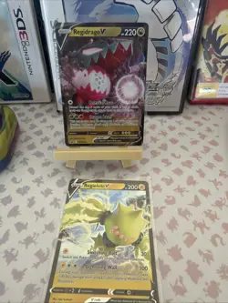 Regidrago V SWSH281 & Regieleki V SWSH280 [Black Star Promo] NM Pokemon TCG - Image 3