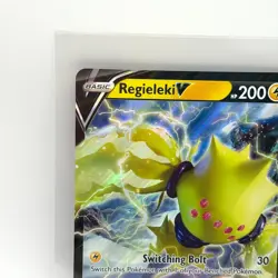 JUMBO Pokemon TCG Regieleki V SWSH280 Oversized Black Star Promo Crown Zenith NM - Image 2