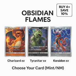 Pokemon TCG Obsidian Flames - EX & Cosmo Holo - Choose Your Card (Mint/NM) - Image 4