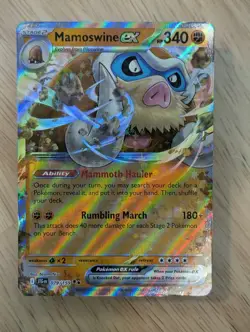 Mamoswine Ex 079/159 NM Journey Together Pokemon Card TCG 79/159 Double Rare - Image 1