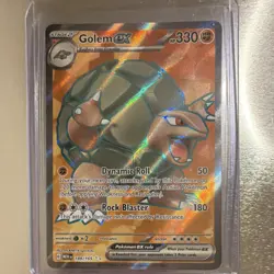 Pokemon Golem ex 189/165 Scarlet & Violet 151 Ultra Rare Holo 330 HP TCG Card - Image 1