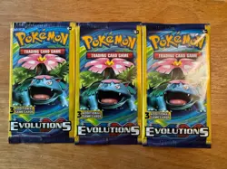 Pokemon XY Evolutions 3-Card Mini Packs - 6 Pack Lot - 3 Charizard & 3 Venusaur - Image 3