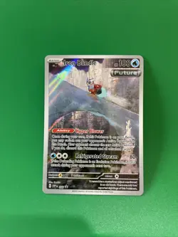 Pokemon TCG Card Iron Bundle SVP 066 Scarlet & Violet Black Star Promo NM/M - Image 1