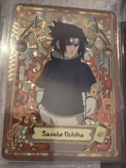Sasuke Uchiha NARUTO NRSA01-SP-002L5 Naruto Kayou Card - ENGLISH - Heaven Scroll - Image 1