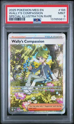 2025 POKEMON MEGA EVOLUTION SPECIAL ILLUSTRATION RARE WALLY'S COMPASSION PSA 9 - Image 1