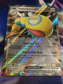 Pokemon TCG Dudunsparce ex 121/159 Double Rare Journey Together NM/M - Image 2