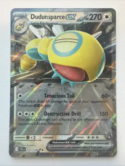 POKEMON DUDUNSPARCE EX 121/159 DOUBLE RARE JOURNEY TOGETHER NM NEAR MINT - Image 1