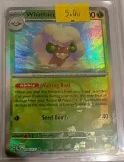 Pokemon TCG - WHIMSICOTT (Master Ball Pattern) - SV: Prismatic Evolutions (PRE) - Image 1