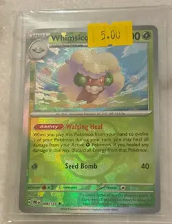 Pokemon TCG - WHIMSICOTT (Master Ball Pattern) - SV: Prismatic Evolutions (PRE) - Image 2