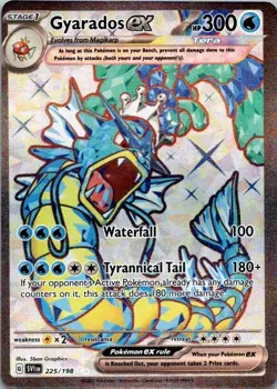 Pokemon TCG Gyarados ex 225/198 SV01 Scarlet & Violet Base Set Holo NM (SKU 1-3) - Image 1