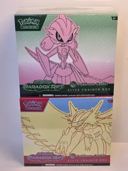 Pokemon Paradox Rift Elite Trainer Box Pokemon Center Exclusive PAIR - SEALED - Image 1