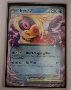 Pokemon TCG Jynx EX 124/165 Holo Double Rare Scarlet & Violet - Image 1